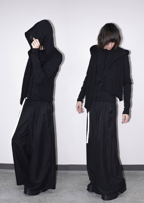 CARDIGAN DIAGONAL FORM и WIDE PANTS